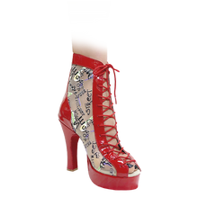 Load image into Gallery viewer, Godiva Chic
1″Platform RedSole 4″Heel
