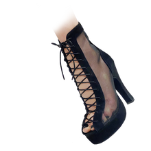 Load image into Gallery viewer, Godiva Chic
1″Platform 4″Heel
